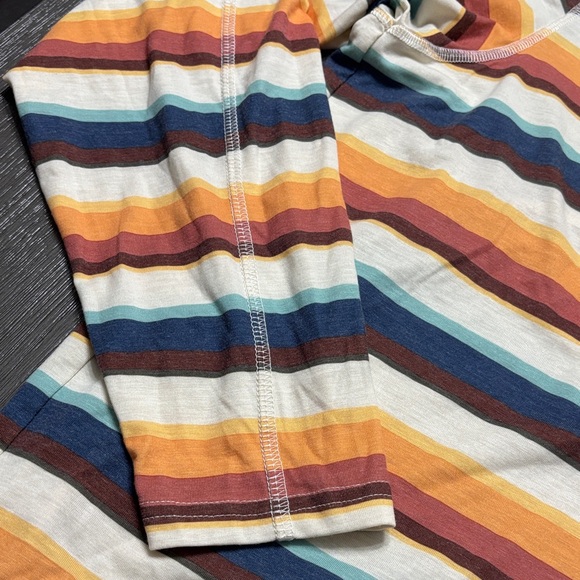 L.L. Bean Men’s Everyday SunSmart Tee Long Sleeve Striped Pullover Hoodie Size L - Picture 6 of 10